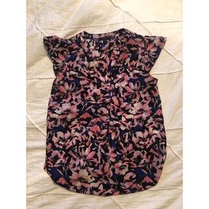 J.crew Flutter-Sleeve Top